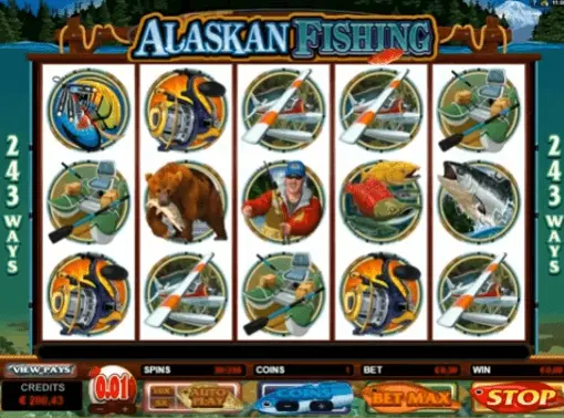Alaskan Fishing slot machine grid