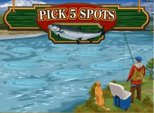 Special features in online slot Alaskan Fishing